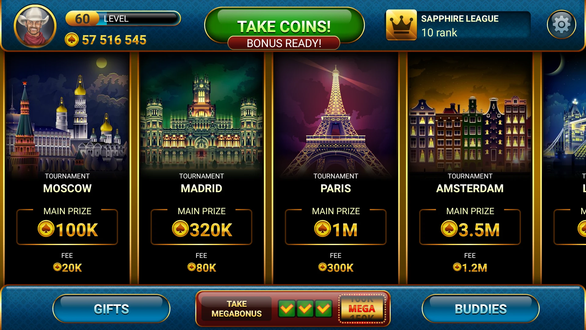 Poker Championship Tournaments screenshot