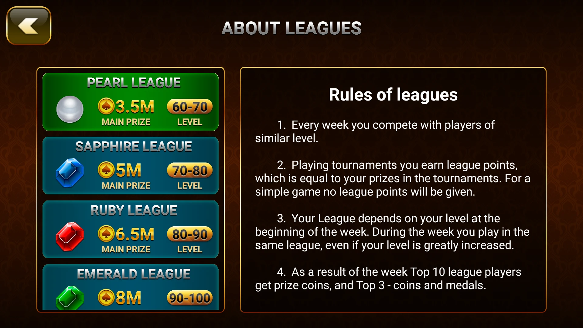 Poker Championship Tournaments screenshot